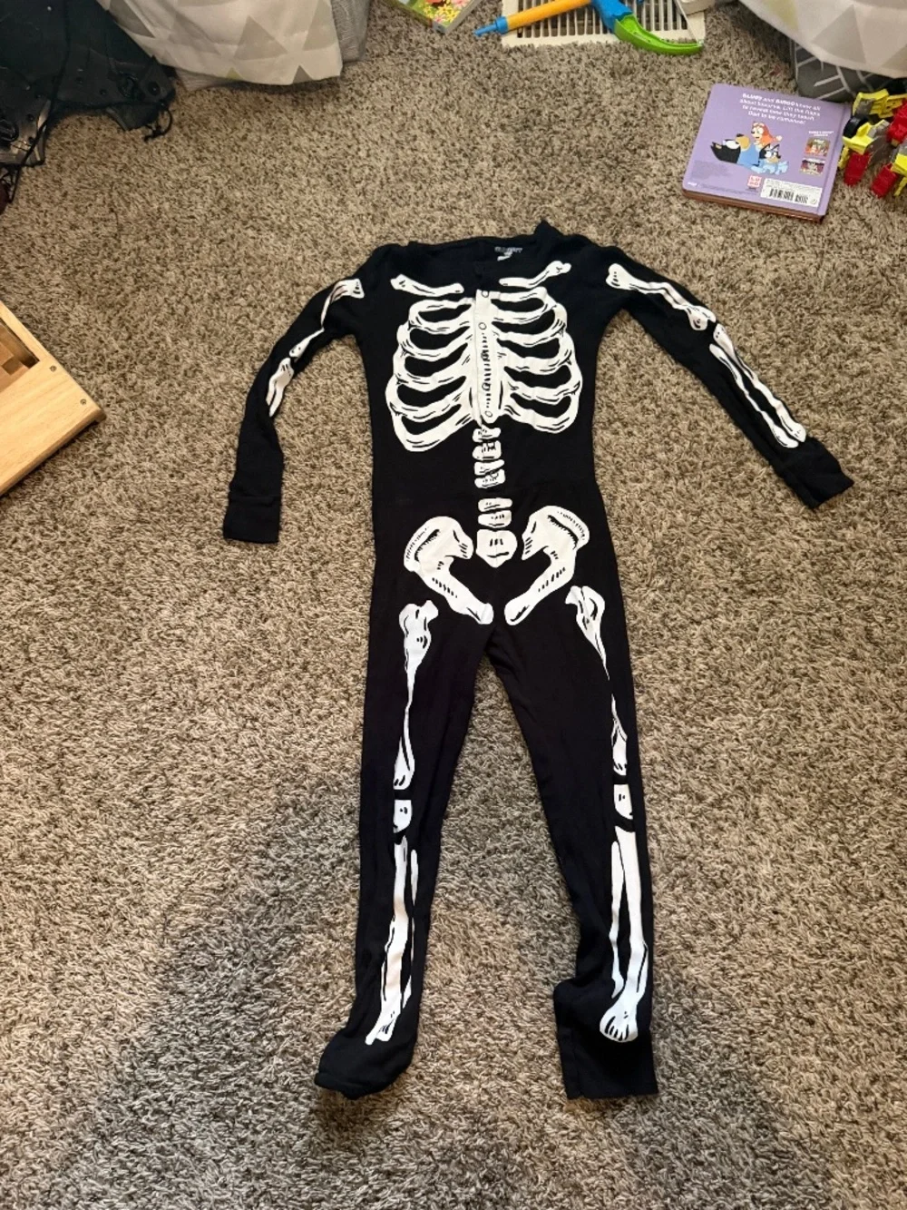 Old Navy skeleton onesie pajamas
